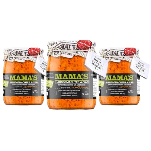 3pack Variation - 3x Ajvar mild 550g 3pack Variation - 3x Ajvar mild 550g von Mama's Food