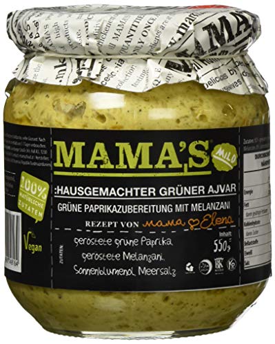 Mama's Food Home Style grüner Ajvar mild, 550 g von Mama's Food