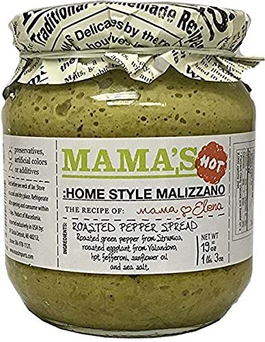 Mama's Food Home Style grüner Ajvar scharf, 550 g von Wholefood Earth