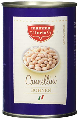 mamma lucia Cannellini Bohnen, 12er Pack (12 x 425 ml) von Mamma Lucia