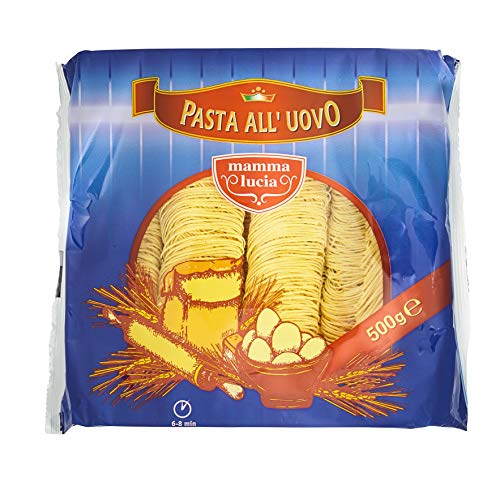 mamma lucia Pasta Tagliolini all´uovo, 1,5mm breit, 1er Pack (1 x 500 g) von Mamma Lucia