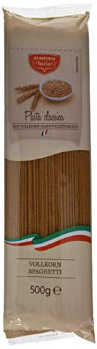 mamma lucia Vollkorn Pasta Spaghetti, 10er Pack (10 x 500 g) von Mamma Lucia