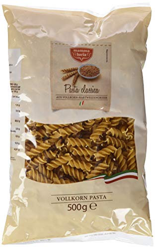 mamma lucia Vollkorn Pasta Spiralen, 10er Pack (10 x 500 g) von Mamma Lucia