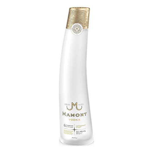 Mamont / Single Estate Vodka traditionell hergestellt in Sibirien I Gold-Gewinner Outstanding Vodka IWSC 2020 | Weicher Geschmack | 700ml | 40% vol. von MAMONT