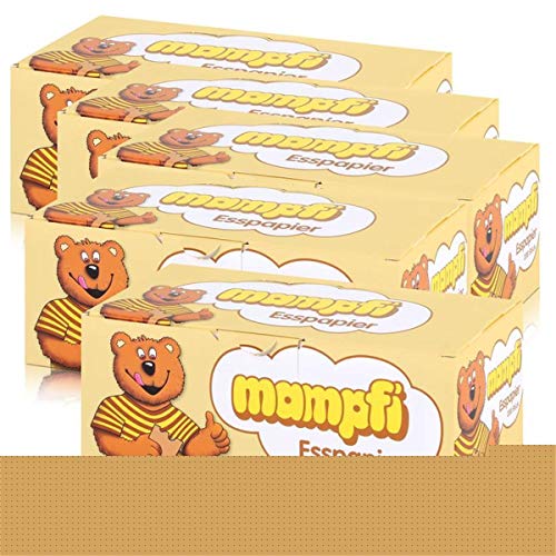 5 Boxen a 200 Stück Mampfi Esspapier Krusovic Esspapier Mampf Orginal Papier 5 x 270g von Unbekannt