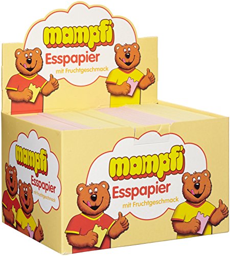 Mampfi Esspapier mit Fruchtgeschmack 200 Stück, 1er Pack von Mampfi