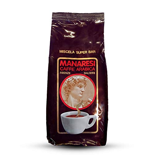 Manaresi Kaffee Super Bar Brown Bohnen, 1er Pack (1 x 1 kg) von Manaresi