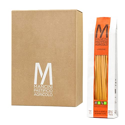 Mancini Pastificio Agricolo - Linguine 500 gr - Karton mit 12 Packungen von Mancini Pastificio Agricolo