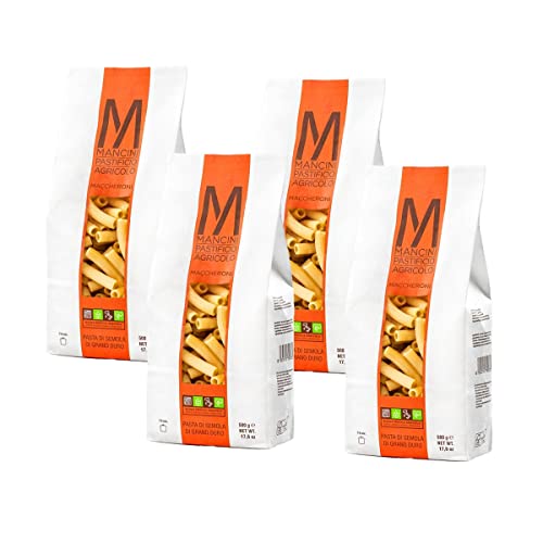 Mancini Pastificio Agricolo - Makkaroni 2 kg (4 Packungen à 500 g) von Mancini Pastificio Agricolo