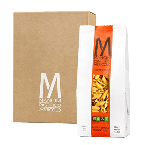 Mancini Pastificio Agricolo - Mezze Penne 500 gr - Karton mit 12 Packungen Mancini Pastificio Agricolo - Mezze Penne 500 gr - Karton mit 12 Packungen von Mancini Pastificio Agricolo
