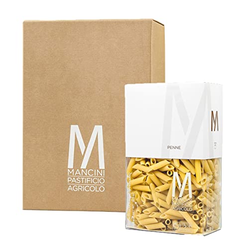 Mancini Pastificio Agricolo - Penne 1 kg - Karton mit 6 Packungen von Mancini Pastificio Agricolo