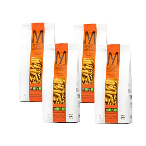 Mancini Pastificio Agricolo - Pennette 2 kg (4 Packungen à 500 g) von Mancini Pastificio Agricolo