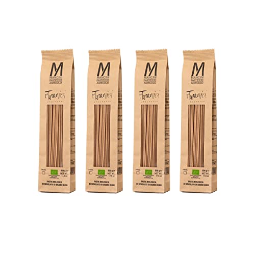 Mancini Pastificio Agricolo - Spaghetti Turanici Körner 2 kg (4 Packungen à 500 g) von Mancini Pastificio Agricolo