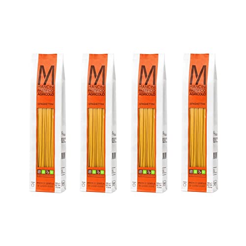 Mancini Pastificio Agricolo - Spaghettini 2 kg (4 Packungen à 500 g) von Mancini Pastificio Agricolo