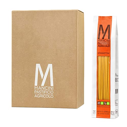 Mancini Pastificio Agricolo - Spaghettini 500 gr - Karton mit 12 Packungen von Mancini Pastificio Agricolo