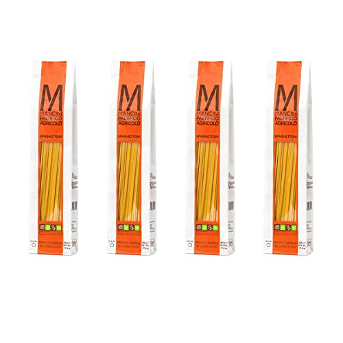Mancini Pastificio Agricolo - Spaghettoni 2 kg (4 Packungen à 500 g) von Mancini Pastificio Agricolo
