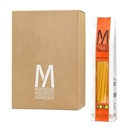 Mancini Pastificio Agricolo - Spaghettoni 500 gr - Karton mit 12 Packungen von Mancini Pastificio Agricolo
