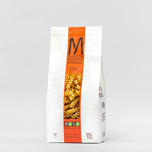Pasta Mancini - Klassische Linie - Fusilli Lunghi Packung Mit 500g von Mancini Pastificio Agricolo