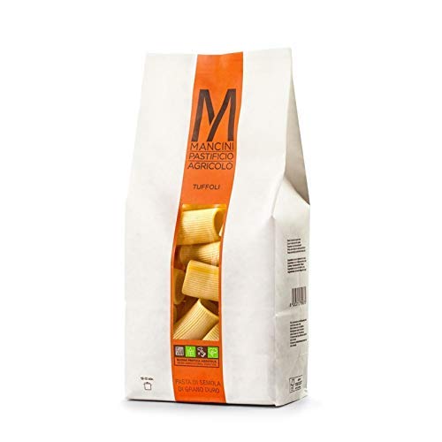 Mancini Tuffoli 1 kg – hochwertige handwerkliche Pasta, toller Geschmack mit einem Duft von echtem Weizen und die Nudeln haben kratzige, gut definierte Rillen von GREAT BRITISH TRADING LIMITED