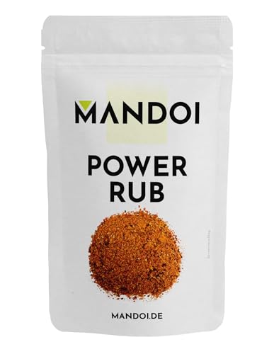 Mandoi Power Rub Gewürzmischung, 1KG Grillgewürz zum marinieren, BBQ Marinade Intensiver Geschmack von Mandoi