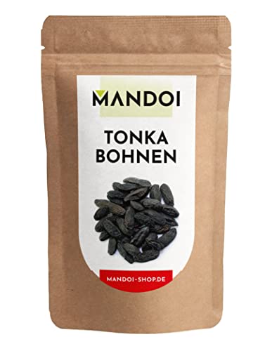 Mandoi Tonkabohne ganz 20 Stück, Wilde Tonkabohnen aus Brasilien. Tonka Bohne, Gin Gewürze von Mandoi