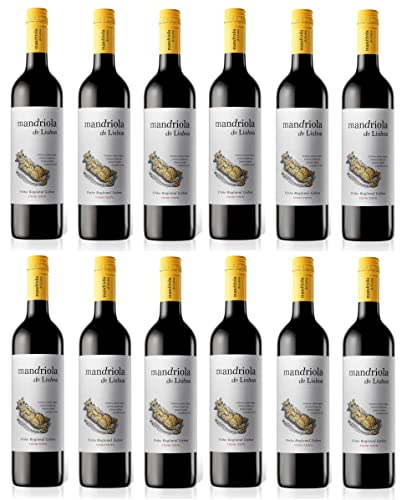 12x 0,75l - 2022er - Mandriola de Lisboa - Vinho Tinto - Lisboa I.G.P. - Portugal - Rotwein trocken 12x 0,75l - 2022er - Mandriola de Lisboa - Vinho Tinto - Lisboa I.G.P. - Portugal - Rotwein trocken von Mandriola de Lisboa