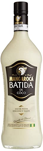Mangaroca, Liköre, Batida de Côco (1x 0,7l) 16% vol - Kokoslikör - Natürlich süß, pur auf Eis, als Longdrink oder als Basis exotischer Cocktails genießen von Mangaroca Batida