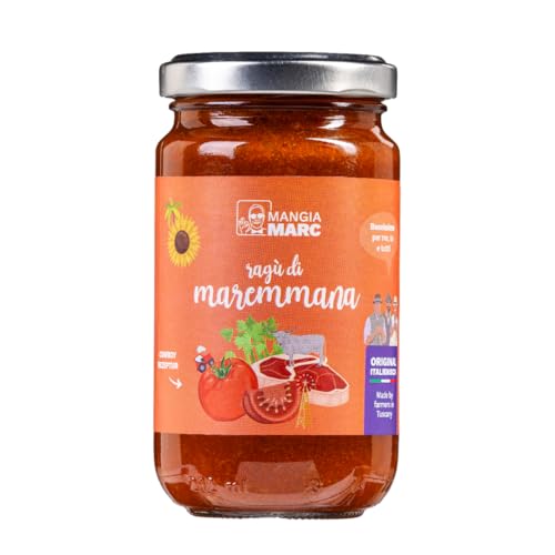 MangiaMarc Ragù alla Maremmana | Gourmet Bolognese-Soße aus der Toskana | Mit Maremmana-Rind, Rotwein & Olivenöl | Premium Fleischsoße MangiaMarc Ragù alla Maremmana | Gourmet Bolognese-Soße aus der Toskana | Mit Maremmana-Rind, Rotwein & Olivenöl | Premium Fleischsoße von MangiaMarc