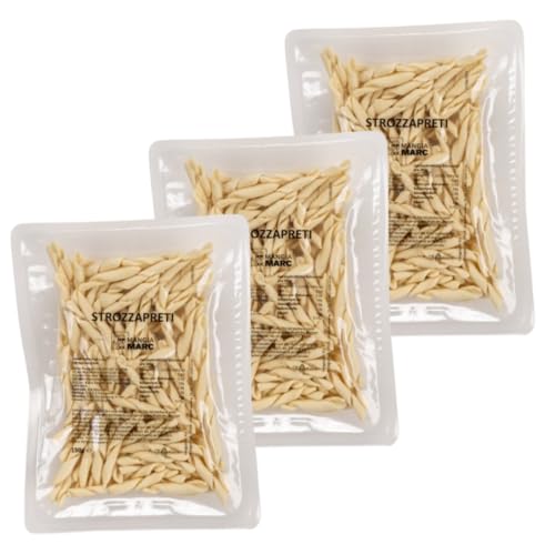 MangiaMarc Strozzapreti Semifrisch 3er Pack | Italienische Pasta | Frische Pasta & ungekühlt haltbar | 3x 150g | In nur 5 Min. al dente MangiaMarc Strozzapreti Semifrisch 3er Pack | Italienische Pasta | Frische Pasta & ungekühlt haltbar | 3x 150g | In nur 5 Min. al dente von MangiaMarc