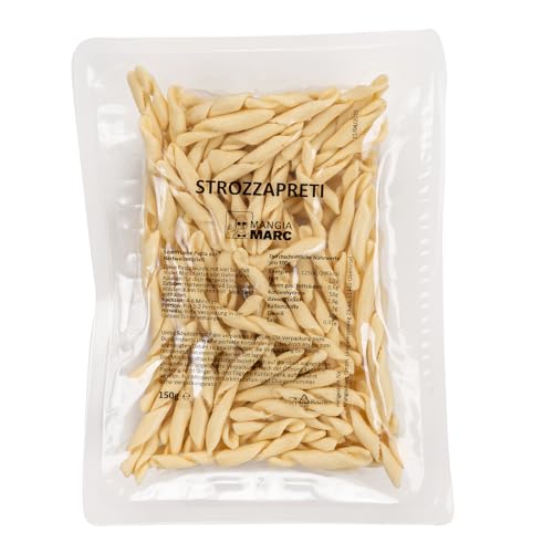 MangiaMarc Strozzapreti Semifrisch | Italienische Pasta | Frische Pasta & ungekühlt haltbar | In nur 5 Min. al dente MangiaMarc Strozzapreti Semifrisch | Italienische Pasta | Frische Pasta & ungekühlt haltbar | In nur 5 Min. al dente von MangiaMarc