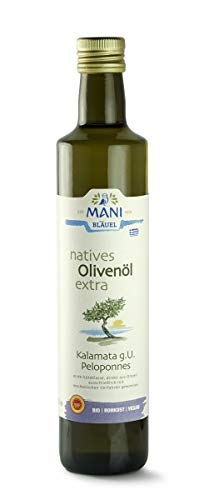 MANI Bio Olivenöl nativ extra, Kalamata g.U. Pelepones 1000ml Flasche von Mani Bläuel