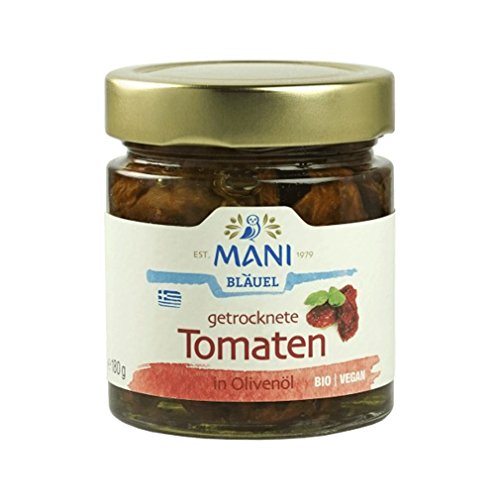 Mani Bläuel MANI Getrocknete Tomaten in Olivenöl, bio (1 x 180 gr) von Mani Bläuel