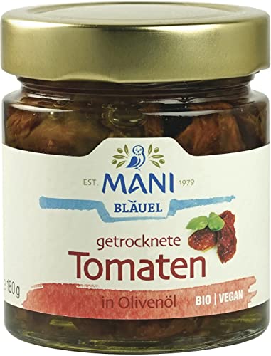 Mani Bläuel MANI Getrocknete Tomaten in Olivenöl, bio (6 x 180 gr) von Mani Bläuel