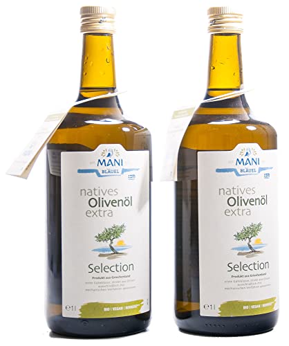 MANI natives Olivenöl extra, Selection, bio 2 x 1 l von Mani Bläuel