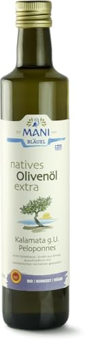 MANI natives Olivenöl extra, Kalamata g.U., bio 2 x 500 ml von Mani Bläuel