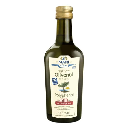 MANI natives Olivenöl extra, Polyphenol, bio 2 x 375 ml von Mani Bläuel