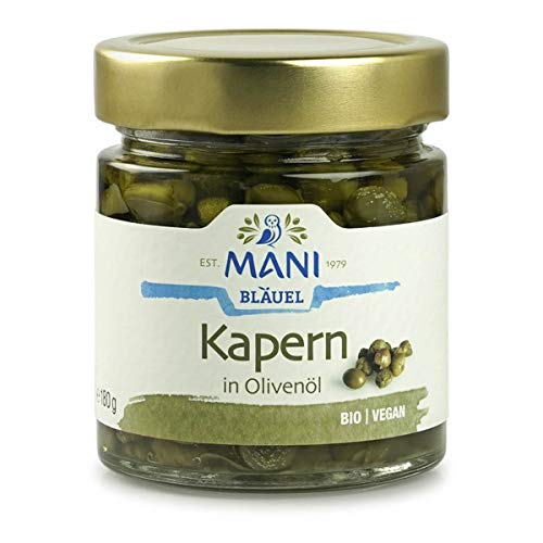 Mani Bläuel - MANI Kapern in Olivenöl bio - 180 g - 6er Pack von Mani Bläuel