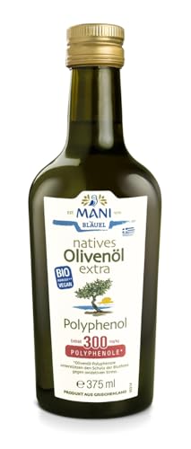 Mani Bläuel Olivenöl mit 500 mg/kg Polyphenolen, nativ extra (375 ml) - Bio von Mani Bläuel