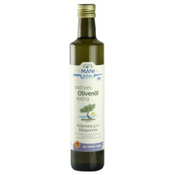 Olivenöl aus Kalamata g.U., nativ extra von Mani Bläuel