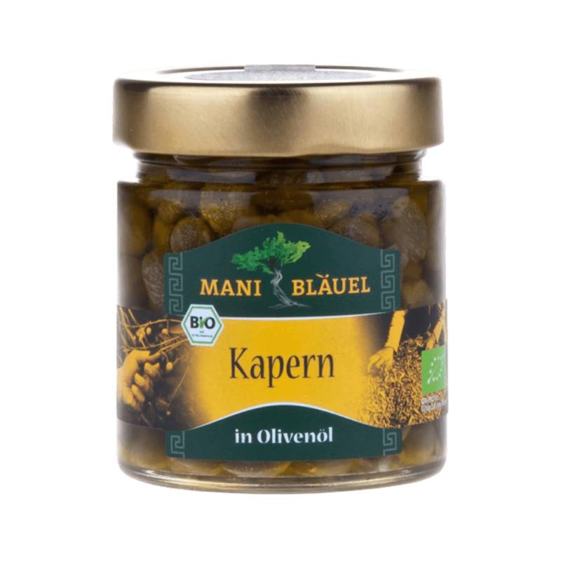 Bio Kapern in Olivenöl von Mani