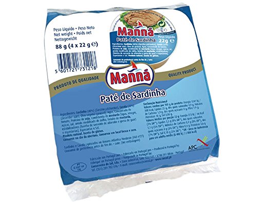 Manná, Sardinenpastete aus Portugal, 88 g Manná, Sardinenpastete aus Portugal, 88 g von Manná