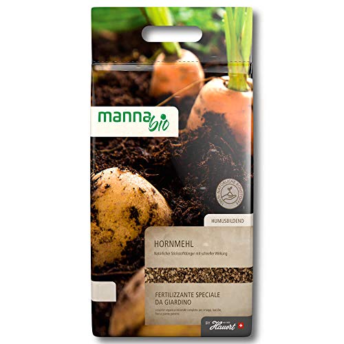 Manna Bio Hornmehl 1 kg Gemüsedünger Stickstoffdünger Blumendünger Universal Manna Bio Hornmehl 1 kg Gemüsedünger Stickstoffdünger Blumendünger Universal von Manna