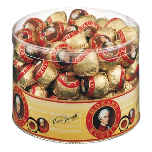 Victor Schmidt Mozartkugeln – Original aus Österreich – Edle Pralinen mit Nougat & Marzipan – 825g (1er Pack) Victor Schmidt Mozartkugeln – Original aus Österreich – Edle Pralinen mit Nougat & Marzipan – 825g (1er Pack) von Victor Schmidt