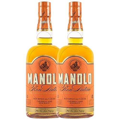 Rum Manolo Rum Latino 5 Jahre 70 cl (Schachtel mit 2 Flaschen von 70 cl) von Manolo Rum
