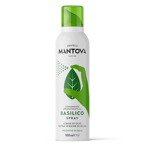 Mantova Basilikum Spray in nativem Olivenöl extra 100 ml - Italienisches Öl Spray - Spray Light - 100% natürlich, 100% leicht, 100% einfach - Mit dem Spray sparen Sie bis zu 90% des Produkts Mantova Basilikum Spray in nativem Olivenöl extra 100 ml - Italienisches Öl Spray - Spray Light - 100% natürlich, 100% leicht, 100% einfach - Mit dem Spray sparen Sie bis zu 90% des Produkts von Mantova