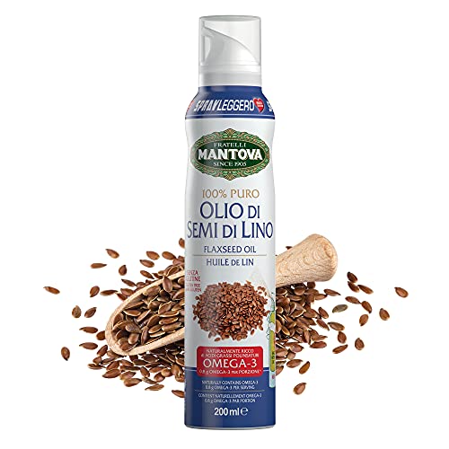 SprayLeggero Mantova Olio di Lino - Reines Leinölspray ohne Treibmittel 200ml von Mantova