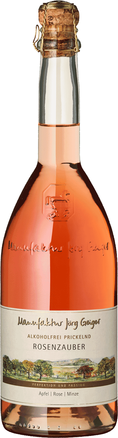 "Rosenzauber" alkoholfrei prickelnd "Rosenzauber" alkoholfrei prickelnd