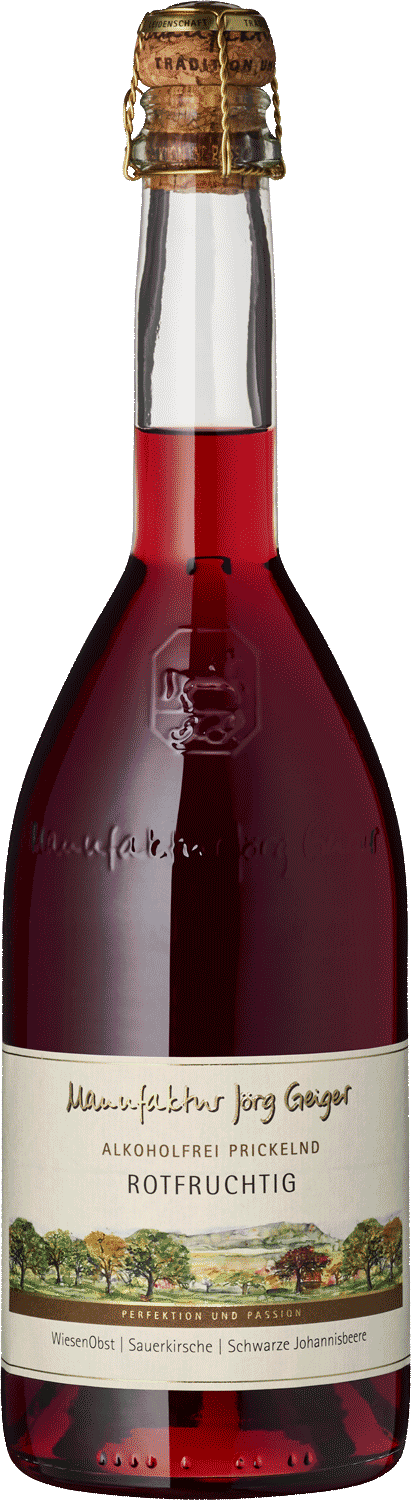 "Rotfruchtig" alkoholfrei prickelnd "Rotfruchtig" alkoholfrei prickelnd