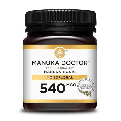 Manuka Doctor Manuka Honig 540 MGO - Original Manuka Honig aus Neuseeland mit Methylglyoxal - 250 g Manuka Doctor Manuka Honig 540 MGO - Original Manuka Honig aus Neuseeland mit Methylglyoxal - 250 g von Manuka Doctor