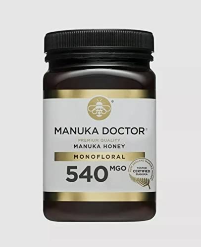 Manuka Doctor Manuka Honig 540 MGO - Original Manuka Honig aus Neuseeland mit Methylglyoxal - 500 g von Manuka Doctor